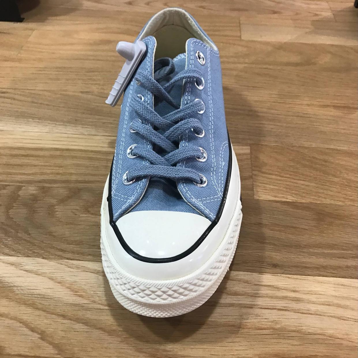 CONVERSE Giày nam mới Converse Giày nữ thập niên 1970 Tiêu chuẩn Samsung thấp để giúp giày vải màu xanh nhạt 162243C giày converse cổ thấp