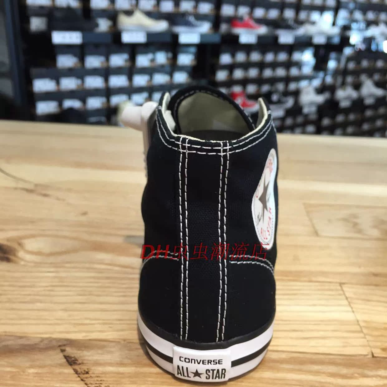 Ngôi sao CONVERSE 威 tất cả ngôi sao giày vải cao cấp nữ sinh viên thấp để giúp cổ điển 537213C sục thể thao độn đế