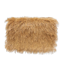 Simulation Thatch Grass House Top Straw Plastic Thatch Grass Surface Scenic Area Thatch Grass Decoration Grass Shed Top Ground Blanket Fur Cottages