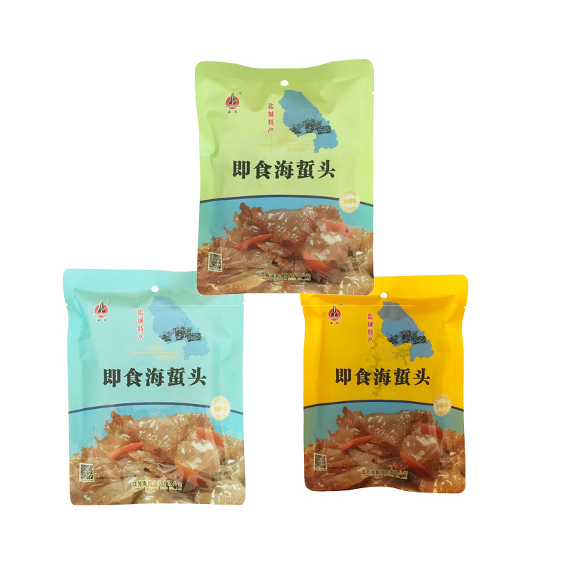 Haiyuan jellyfish head 200g × 3 bags of spicy vinegar seafood three flavors ready-to-eat pickled cold dish hot pot ingredients