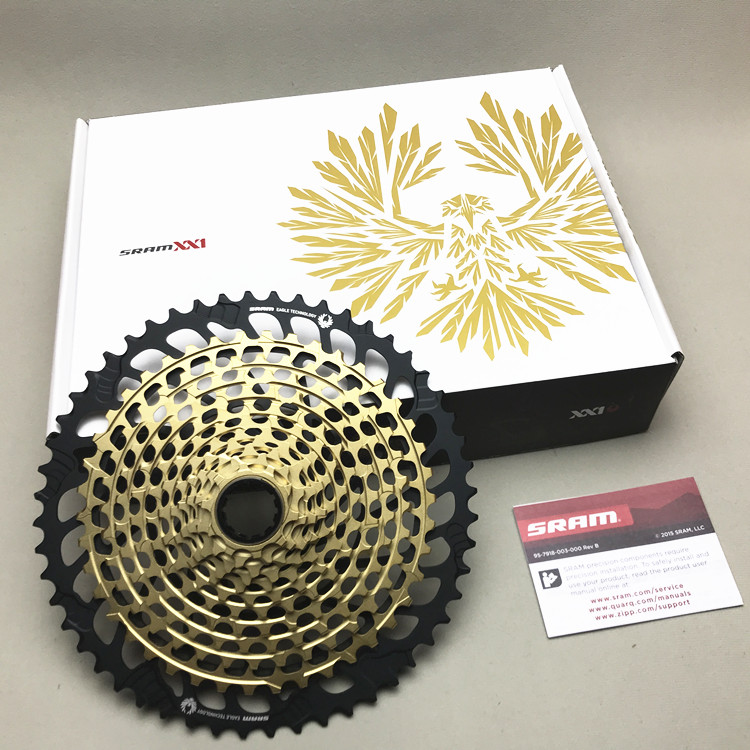 Boxed SRAM XX1 EAGLE 12-speed mountain bike flywheel XG 1299 gold Colorful 10-52T
