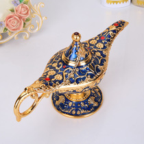 Aladdin Magic Lamp Tinware Retro European Crafts Alloy A Creative Craft Furnishings Russian Wishing Lamp