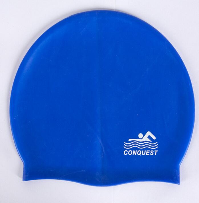 Mũ bơi cho trẻ em nam và nữ phù hợp với mái tóc dài không thấm nước silicone thời trang dễ thương mũ bơi nắp phẳng chặt chẽ mũ lưỡi trai silicone mũ bơi adidas	