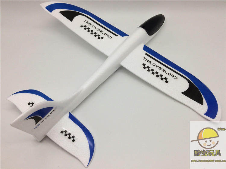 Фрисби 手抛飞机泡沫飞机滑翔机贴花贴纸飞机火焰飞机飞得远投掷儿童玩具 628