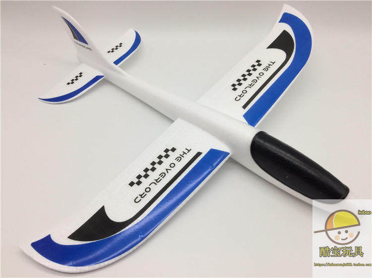 Фрисби 手抛飞机泡沫飞机滑翔机贴花贴纸飞机火焰飞机飞得远投掷儿童玩具 628