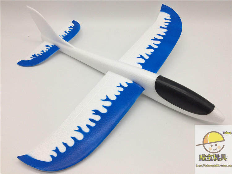 Фрисби 手抛飞机泡沫飞机滑翔机贴花贴纸飞机火焰飞机飞得远投掷儿童玩具 628