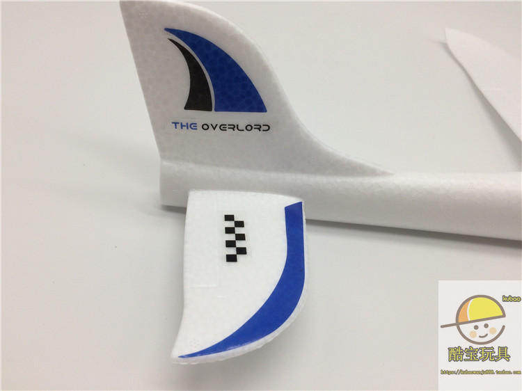 Фрисби 手抛飞机泡沫飞机滑翔机贴花贴纸飞机火焰飞机飞得远投掷儿童玩具 628