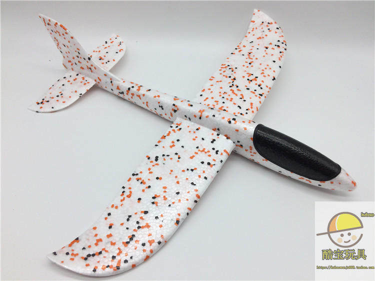 Фрисби 手抛飞机泡沫飞机滑翔机贴花贴纸飞机火焰飞机飞得远投掷儿童玩具 628