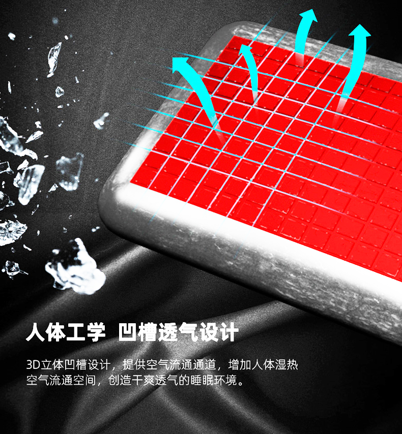 美国 艾蒂宝 成人记忆夏凉凝胶枕头 图6
