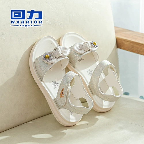 Warrior, летние модные сандалии, детская пляжная обувь для принцессы, в корейском стиле, подходит для подростков, мягкая подошва