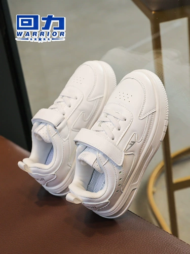 Warrior, детская белая обувь для раннего возраста, белая весенняя спортивная обувь, кроссовки для мальчиков