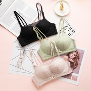 Một chiếc áo ngực-backbra phù hợp với bộ sưu tập sexy ren của studentth cô gái mỏng quấn-up bra-phong cách đồ lót mà không có một áo ngực vòng thép.