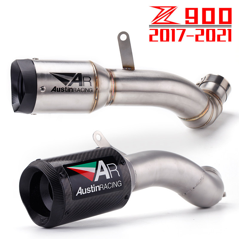 Apply to Kawasaki Z900 modified exhaust SC exhaust AR exhaust 17-21 titanium alloy front section