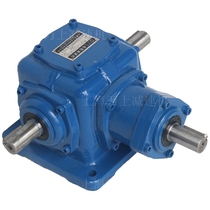 T7 gear commutator T8-1:1 three-axis spiral bevel gear conversion box T L type right angle 90 degree transmission box