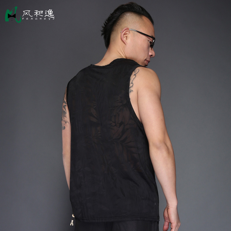 2020 mùa hè mới vest trở ngại sling thể dục áo đáy thể thao áo T-shirt cộng béo đang nam và nữ lớn thủy triều