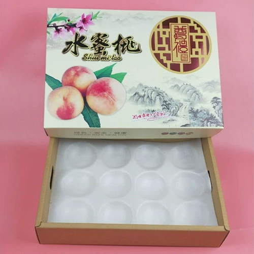 Tao Taoyuan Special Packaging Box 12 упакованная подарочная коробка Peach 12 сетка -фрамская вода -без фруктовой картонной обычаи -сделано бесплатная доставка