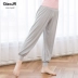Quần yoga nữ rộng kích thước thể thao
