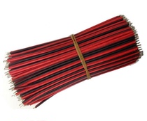 2468 26# 100MM long 2P red and black parallel wire electronic wire 10cm connecting wire