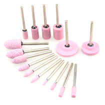 Grinding wheel grinding head Flint polishing head Ceramic gold and steel stone electric grinding head accessories Column-shaped cone electric grinding