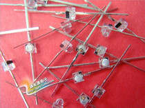 One-word straight foot 1 5MM small butterfly yellow light white yellow light yellow LED light emitting diode F1 5 highlight