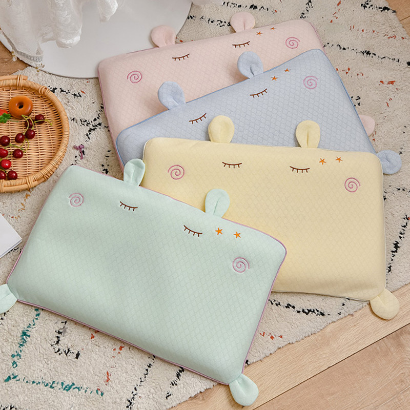 Children's pillow pupil slowly bounce back memory pillow 0 - 3 - 6 - 10 years old kindergarten baby pillow core four seasons universal
