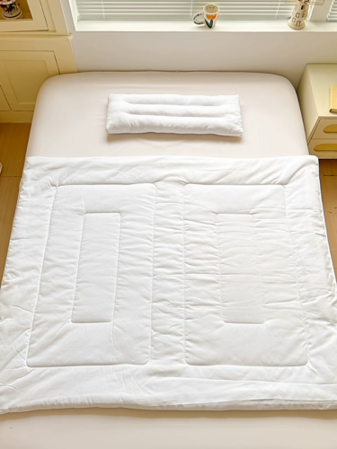 Хлопковый детский спальный мешок, защитное зимнее одеяло, съёмный пододеяльник, свободное движение для ног, подходит для подростков