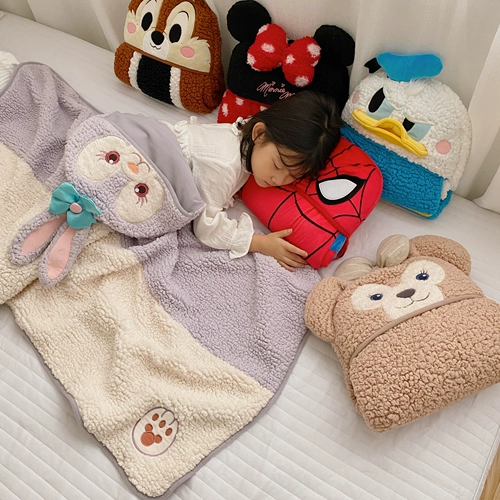Дисней, детская накидка, зимнее милое одеяло, плащ с капюшоном