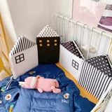 Мультяшная детская кроватка, детские бортики, противоударный бортик, ограждение, лента, упаковка, защита при падении