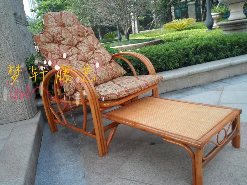 Nhà máy quà tặng ngày của cha Đặc biệt trực tiếp Đồ nội thất mây Ghế mây Rocking Wicker Ghế trong nhà Vườn mây Ghế xích đu - Bàn ghế ngoài trời / sân