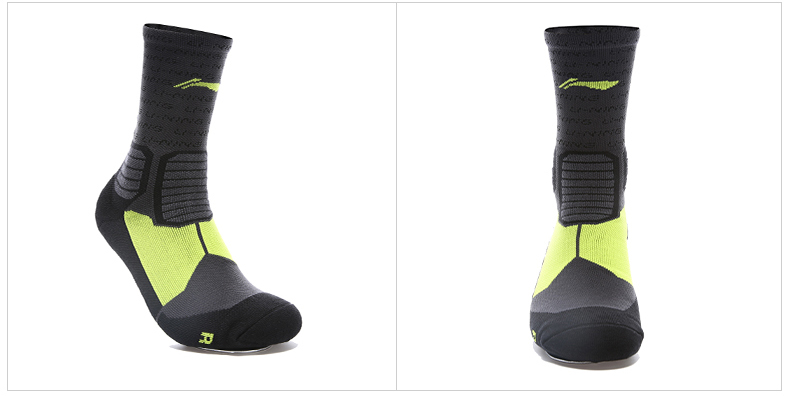 Li Ning vớ bóng rổ độ ẩm wicking vớ thể thao trong vớ thở và khô nhanh đào tạo vớ dày ấm khăn vớ size tất adidas