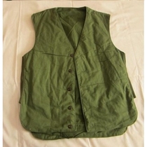 87 cotton vest old cotton waistcoat warm waistcoat green hot-melt cotton vest