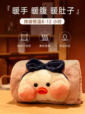 Hot water bag rechargeable explosion-proof warm water bag warm baby plush cute removable cartoon electric heating bag girl hand warmer