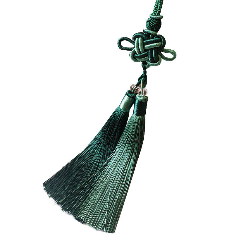 Retro bicolor China Jiu Sui Hanging Ears Diy Materials Crafts Gifts Pendulum jade Wen Playing Ancient Wind Hanging Accessories