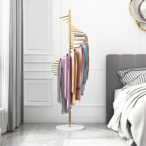 Minzi clothing store hanging silk scarf floor display stand iron scarf shawl stand Nordic creative fabric shelf simple