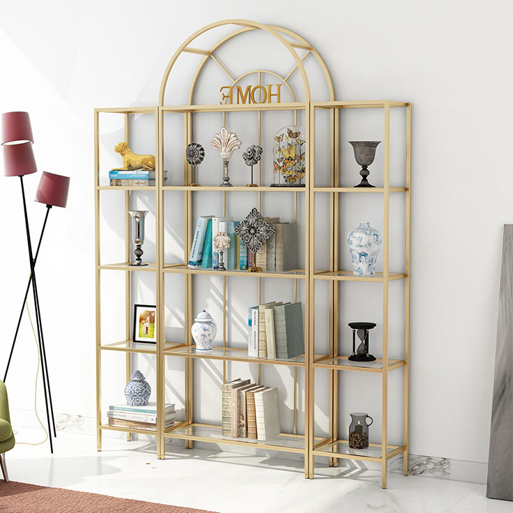 Nordic Beauty Salon Display Cabinet Multicolor Cosmetics Shelf Display Rack Living Room Bookshelf Iron Shelf Floor - Taobao