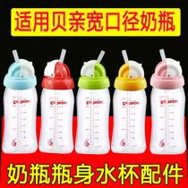 Bottle accessories Special shell Pro wide diameter bottle straw accessories Variable drinking straw cup converter change cover
