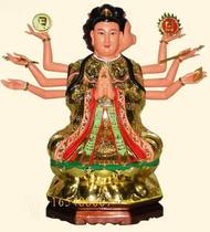 Custom Doumu Yuanjun Doumu statue Doumu Xingjun Taoist statue Wood carving statue 40cm