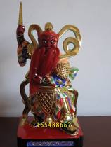 Taoist god image of Zhangmu God Wang Shan Taoist guardian god spirit official Wang Tianjun Wang spirit official 30cm