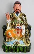 Hua Tuo Xian Shi Lacquer thread carving Extremely color paste gold incense camphor wood carving Buddha statue Statue Buddha made 60cm