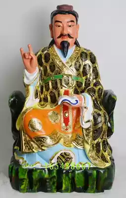 Hua Tuo Xiansi lacquer line carving Gold Gold camphor wood carving Buddha statue statue Buddha equipment customized 60cm