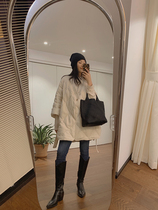 Maze Studios Black White 90 White Duck Suede Velvet And Wrap-around Wrap