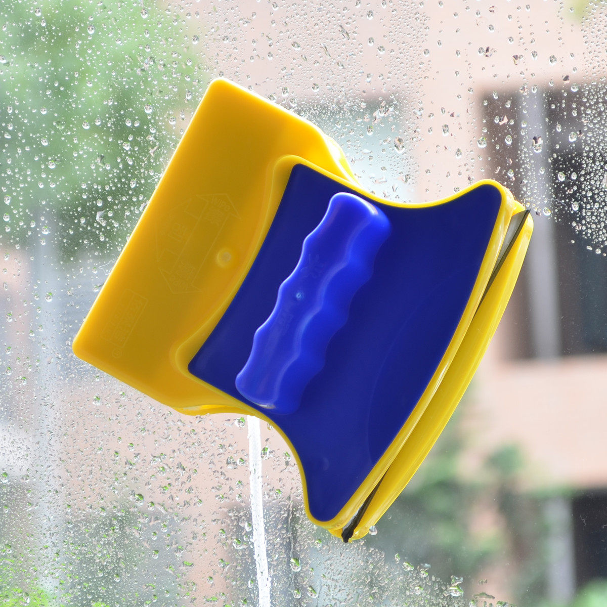 Ex-cleaning glass wiper double face polished single layer glass rubbing window cleaner cleaning cleaning brush scraping window deviner glass wiping glass