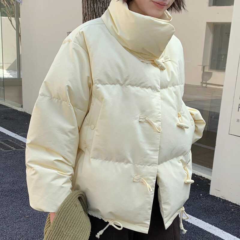 Coco Xie Boss 2025 New Style Toggle Button down Jacket