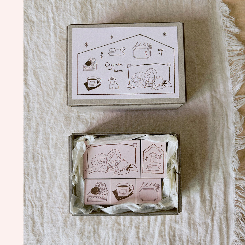 Leisurely Time at Home Stamp Set Landyutu Leisurely Time at Home Stamp Set Landyutu