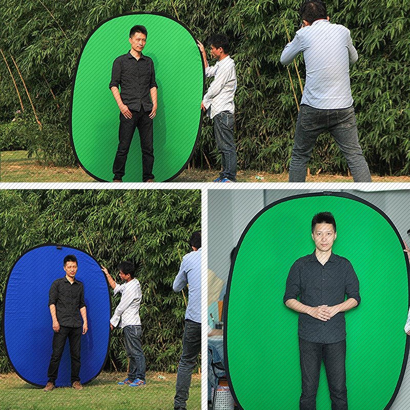 Beyang 1 5 * 2 m blue-green double-sided scratching like the outside of the plate for the shady green curtain background plate Scratching like a cloth folding clasp Like a plate