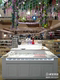Zhongdao display table, cultural and creative cultural tourism women's clothing store, souvenir tasting, Taiwan specialty food company exhibition hall, Zhongdao cabinet