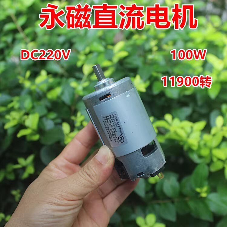永磁直流电机DC220V 100W 豆浆机马达 风力发电机
