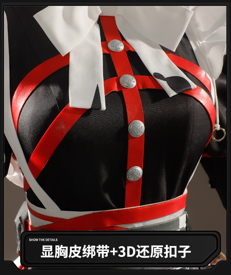 Alexandrina Sebastiane Rina Cosplay Perücke Zenless Zone Zero Kopfband Frauen Halloween Dienstmädchen Uniform Haushalt Haar 20