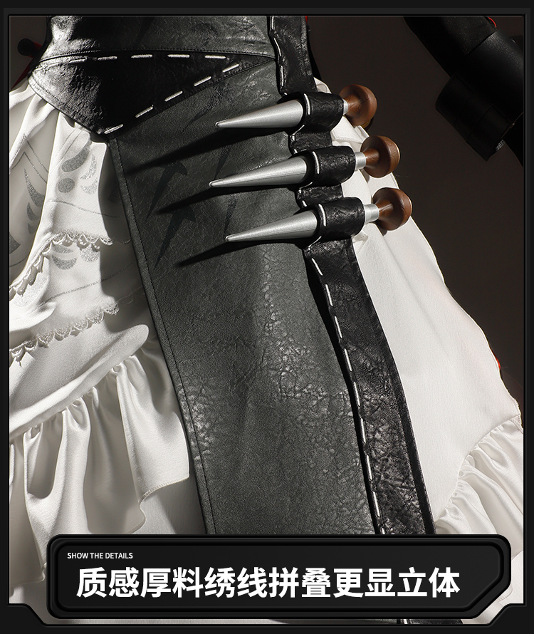 Alexandrina Sebastiane Rina Cosplay Perücke Zenless Zone Zero Kopfband Frauen Halloween Dienstmädchen Uniform Haushalt Haar 22