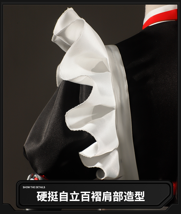 Alexandrina Sebastiane Rina Cosplay Perücke Zenless Zone Zero Kopfband Frauen Halloween Dienstmädchen Uniform Haushalt Haar 32